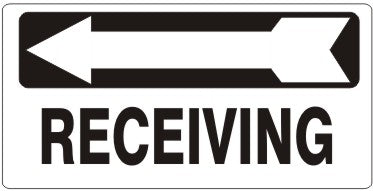 Shipping & Receiving Signs