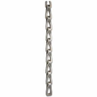 Sash Chain, Size 35, 106 lb Limit, Bright Zinc