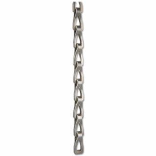 Sash Chain, Size 35, 106 lb Limit, Bright Zinc