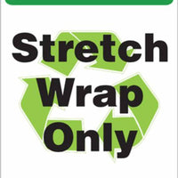 STRETCH WRAP RECYCLE ECO LABEL 7X5, 5 pk
