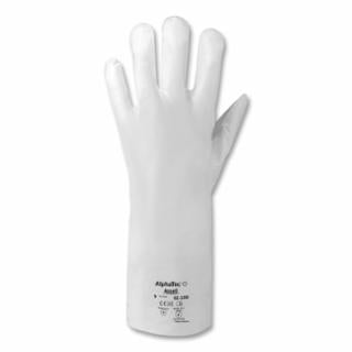 02-100 Chemical-Resistant Gloves, Size 10, White