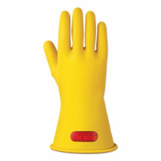 	RIG Electrical Insulating Gloves, 11 in L, Class 0, Size 10, Yellow