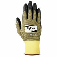 11-511 Nitrile Palm Coated Gloves, Size 9, Green/Yellow