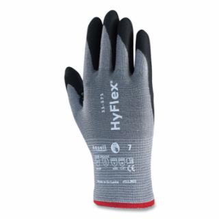 11-571 Nitrile-Coated Palm Cut-Resistant Gloves, Size 9, Black/Gray, Vend Pack