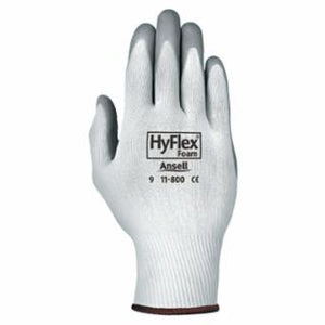 11-800 Nitrile Foam Palm Coated Gloves, Size 7, Gray/White