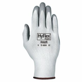 11-800 Nitrile Foam Palm Coated Gloves, Size 7, Gray/White