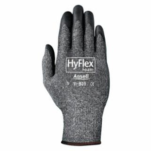 11-801 Nitrile Foam Palm Coated Gloves, 9, Black/Gray, Nitrile Foam Palm Coated