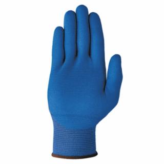 11-818 Palm Coated Thin Work Gloves, Size 8, Blue