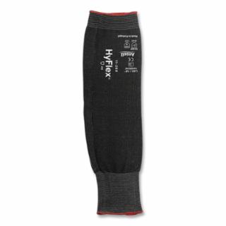 Cut-Resistant Sleeve, 16 in Wide, Elastic Closure, Black