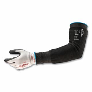 Cut-Resistant Sleeve, 18 in Narrow, Elastic Closure, Black