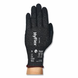 11-591 Medium-Duty Nitrile Palm-Coated Gloves, Size 8, Black, Vend Pack