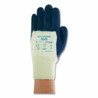 27-600 Nitrile Coated Gloves, Size 9, Blue