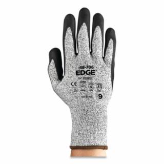 48-706 Cut Resistant Gloves, Size 7, Gray/Black
