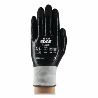 48-929 Cut and Oil Resistant Gloves, Size 9, Black