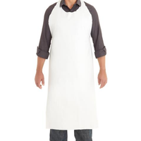 AlphaTec Premium Quality Vinyl Monotex Aprons, 34 in x 44 in, White