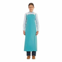 PVC Apron, 56-100, 18 mil, 48 in Ties, 33 in x 49 in, Green