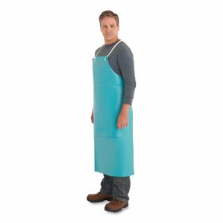 PVC Apron, 56-102, 18 mil, 48 in Ties, 33 in x 49 in, Green