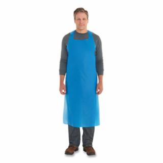 Disposable Polyethylene Apron, Blue, 27 in x 46 in