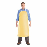 Hycar Apron, 35 in x 45 in, Nitrile/Poly-Cotton, Yellow