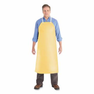 Hycar Apron, 35 in x 45 in, Nitrile/Poly-Cotton, Yellow