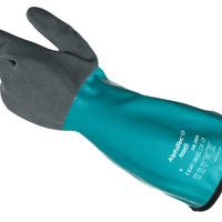 58-201 Nitrile Coated Chemical Protective Gloves, Size 8, Green