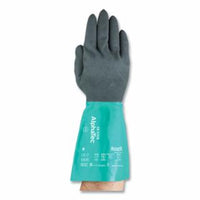 Coated Chemical-Resistant Gloves, Size 11, Grey/Blue | 58530B110