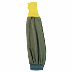 59-406 FR Kevlar® Blend Sleeve, 26 in L, Slip On, One Size, Brown/Yellow/Blue