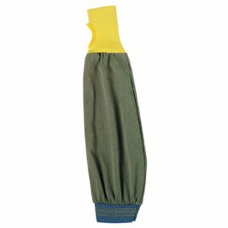 59-406 FR Kevlar® Blend Sleeve, 26 in L, Slip On, One Size, Brown/Yellow/Blue