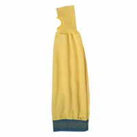 59-408 Medium-Duty Protective Sleeve, 22 in L, Elastic Band Closure, Yellow