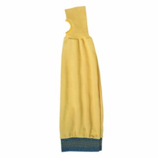 59-408 Medium-Duty Protective Sleeve, 22 in L, Elastic Band Closure, Yellow