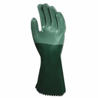 AlphaTec® 08-354 Neoprene Dipped Gloves, Rough Finish, Size 10, Green