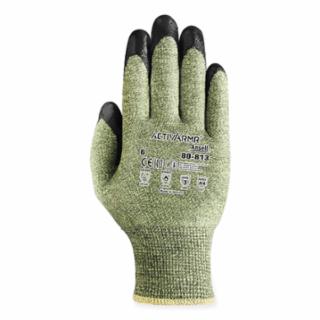 
80-813 Arc Flash and Cut Resistant Gloves, Size 10, Green/Black