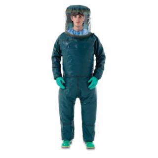 AlphaTec® 4000 Encpsulated Chemical Protective Coverall, Green, Large