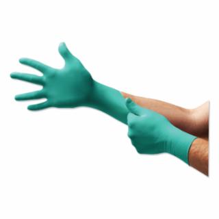 92-600 Nitrile Powder-Free Disposable Gloves, Smooth, 4.9 mil Palm/5.5 mil Fingers, Medium, Green