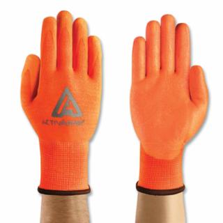 97-013 Coated Gloves, Size 8, Orange