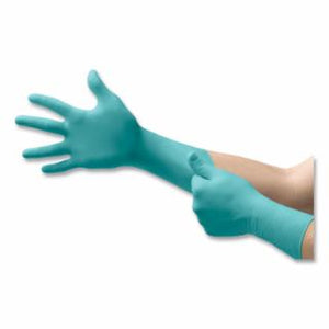 N89 Disposable Gloves, MICROFLEX®, Nitrile, 7.5 mil Finger, Medium, Green