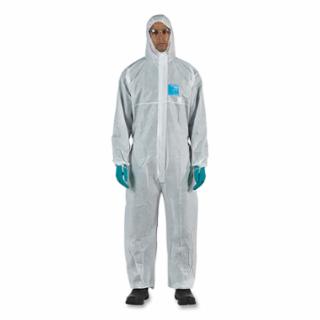 1500 PLUS Stitched Model 111 Breathable Coveralls, Serged Seams, Hooded, White, Size 3X-Large