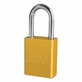 Yellow Safety Lockout Padlock Aluminum Body