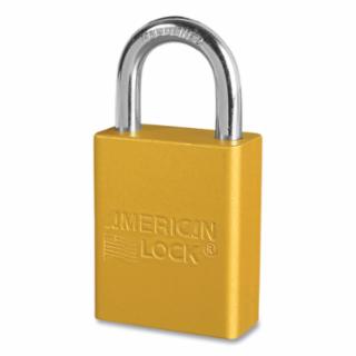 GOLD 5-PIN SAFETY LOCK-OUT PADLOCK MASTER KEYED