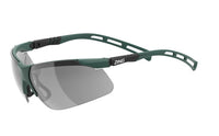 Z-Force 20-210 Eco Adjustable Temples and Nose Piece Safety Glasses - Frame: Green - Lens: Smoke - Lens Coating: Standard Anti-Fog
