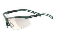 Z-Force 20-210 Eco Adjustable Temples and Nose Piece Safety Glasses - Frame: Green - Lens: Indoor/Outdoor- Lens Coating: Hardcoat/Anti-Scratch
