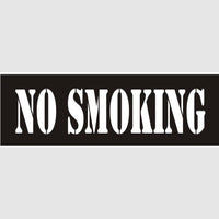 No Smoking Stencil - 12400
