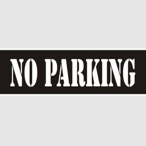 No Parking Stencil - 12401