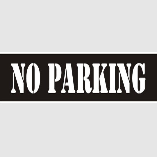 No Parking Stencil - 12401