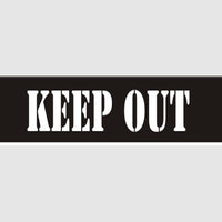 Keep Out Stencil - 12402