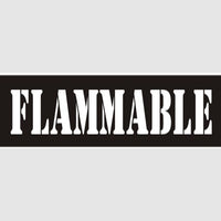 Flammable Stencil - 12410