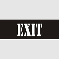 Exit Stencil - 12411