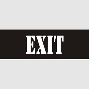 Exit Stencil - 12411