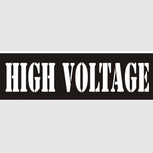 High Voltage Stencil - 12412