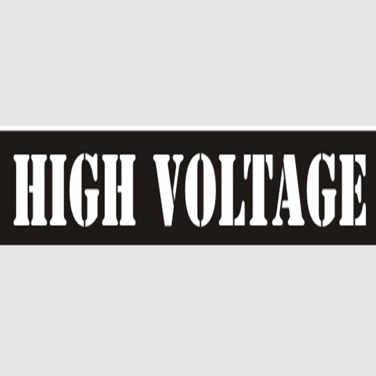 High Voltage Stencil - 12412